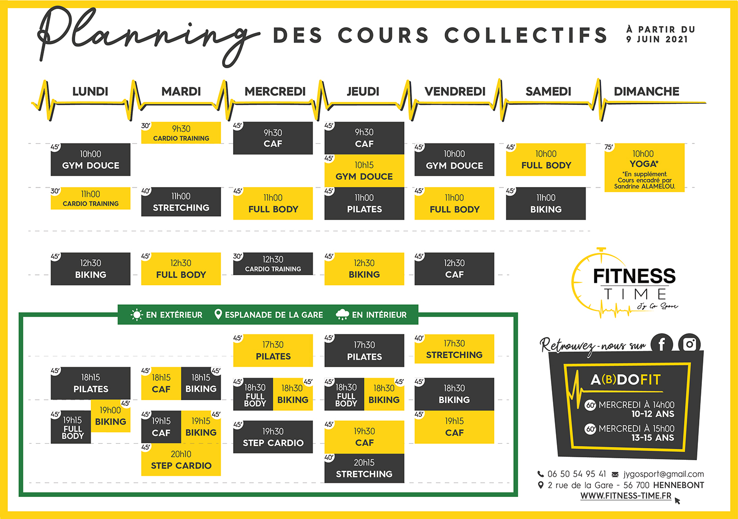 PLANNING ÉTÉ 2021